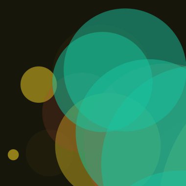 Basit daireler renkli arkaplan tasarımı