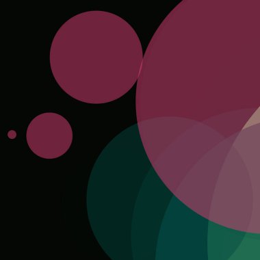 Basit daireler renkli arkaplan tasarımı