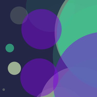 Basit daireler renkli arkaplan tasarımı