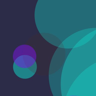 Basit daireler renkli arkaplan tasarımı