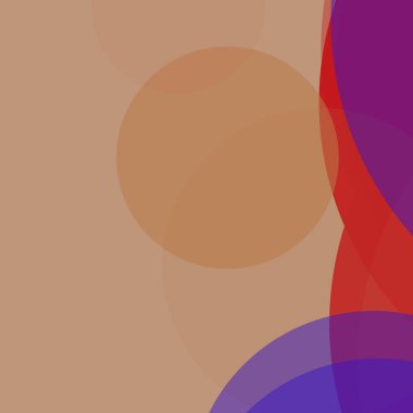 Basit daireler renkli arkaplan tasarımı