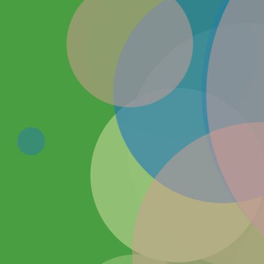 Basit daireler renkli arkaplan tasarımı