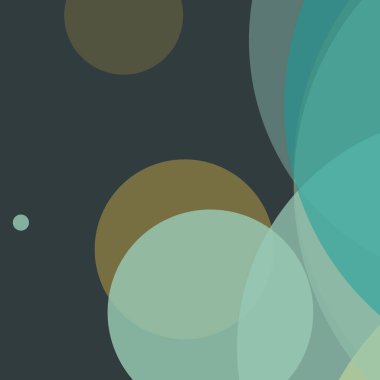 Basit daireler renkli arkaplan tasarımı