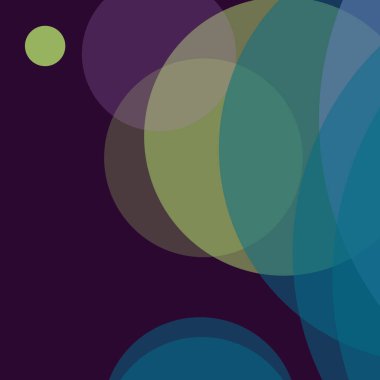 Basit daireler renkli arkaplan tasarımı