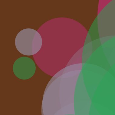 Basit daireler renkli arkaplan tasarımı