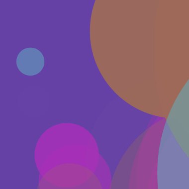 Basit daireler renkli arkaplan tasarımı