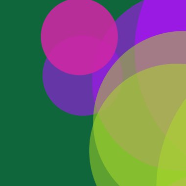 Basit daireler renkli arkaplan tasarımı