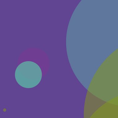 Basit daireler renkli arkaplan tasarımı