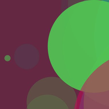 Basit daireler renkli arkaplan tasarımı