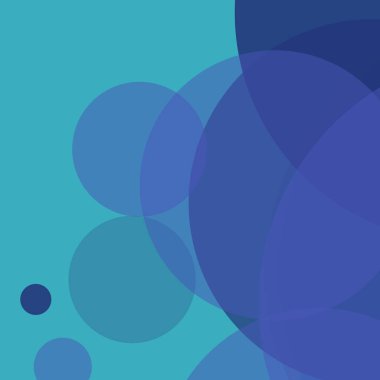 Basit daireler renkli arkaplan tasarımı