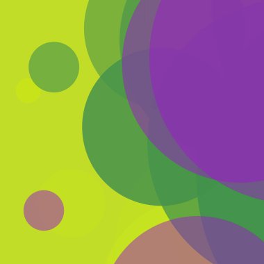 Basit daireler renkli arkaplan tasarımı