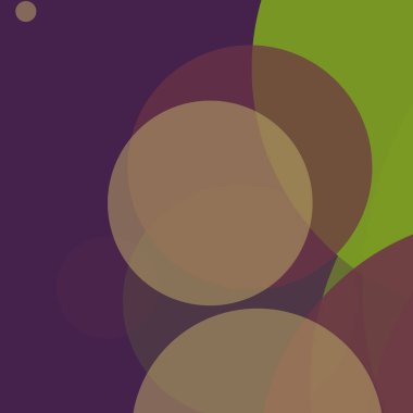 Basit daireler renkli arkaplan tasarımı