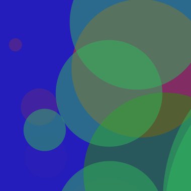 Basit daireler renkli arkaplan tasarımı