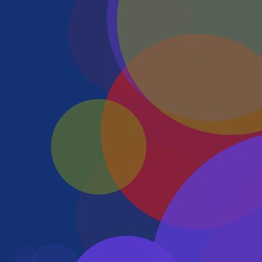 Basit daireler renkli arkaplan tasarımı