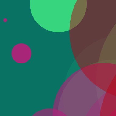 Basit daireler renkli arkaplan tasarımı