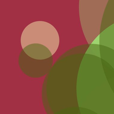 Basit daireler renkli arkaplan tasarımı