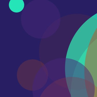 Basit daireler renkli arkaplan tasarımı