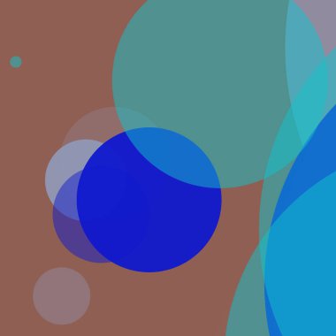 Basit daireler renkli arkaplan tasarımı