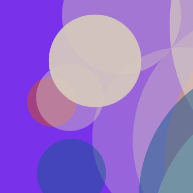 Basit daireler renkli arkaplan tasarımı