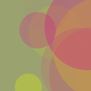 Basit daireler renkli arkaplan tasarımı