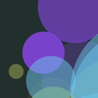 Basit daireler renkli arkaplan tasarımı