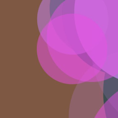 Basit daireler renkli arkaplan tasarımı