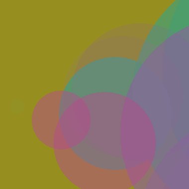 Basit daireler renkli arkaplan tasarımı