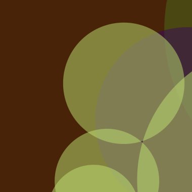 Basit daireler renkli arkaplan tasarımı