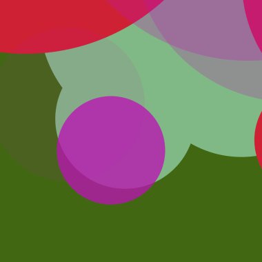 Basit daireler renkli arkaplan tasarımı