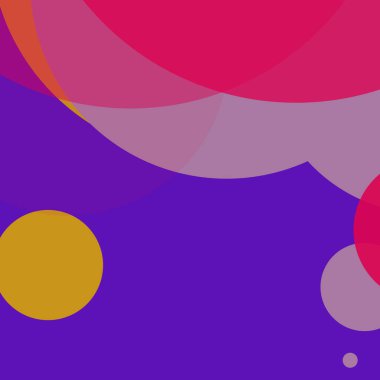 Basit daireler renkli arkaplan tasarımı