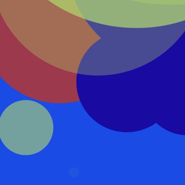 Basit daireler renkli arkaplan tasarımı