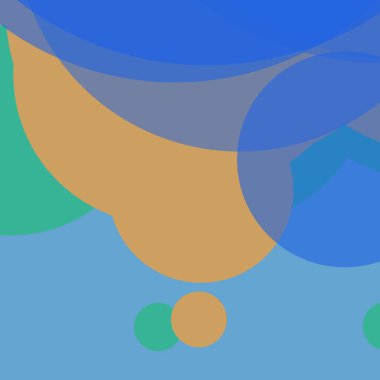 Basit daireler renkli arkaplan tasarımı