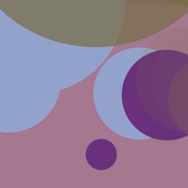 Basit daireler renkli arkaplan tasarımı