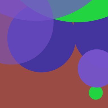 Basit daireler renkli arkaplan tasarımı