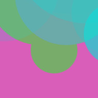 Basit daireler renkli arkaplan tasarımı