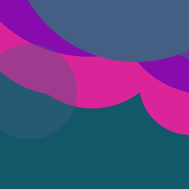 Basit daireler renkli arkaplan tasarımı