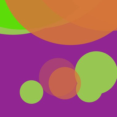 Basit daireler renkli arkaplan tasarımı