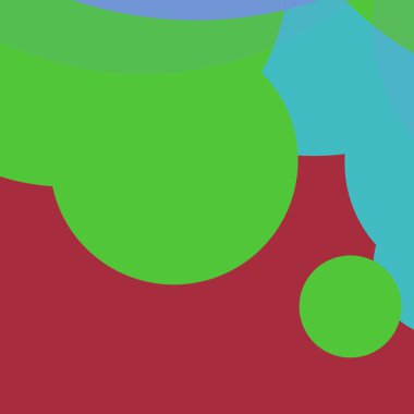 Basit daireler renkli arkaplan tasarımı