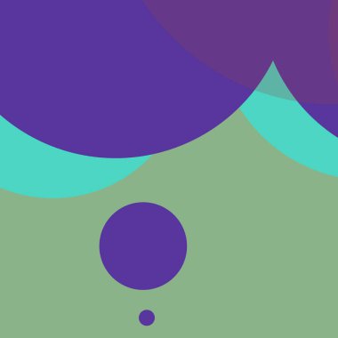 Basit daireler renkli arkaplan tasarımı