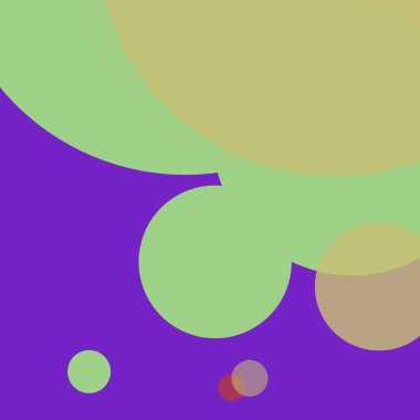 Basit daireler renkli arkaplan tasarımı