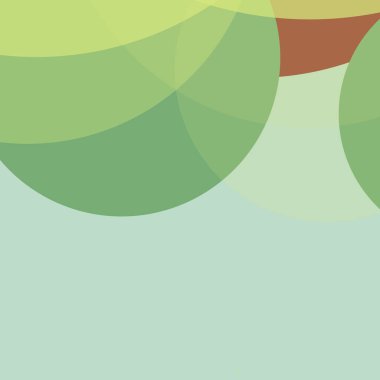 Basit daireler renkli arkaplan tasarımı