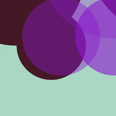 Basit daireler renkli arkaplan tasarımı