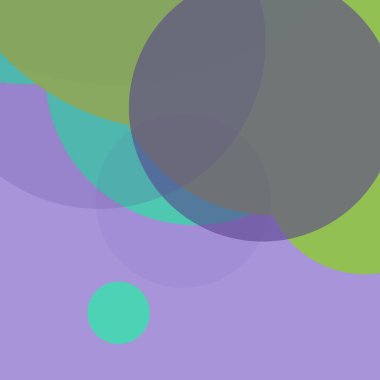 Basit daireler renkli arkaplan tasarımı