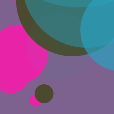 Basit daireler renkli arkaplan tasarımı