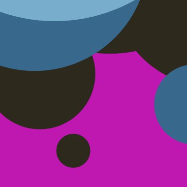 Basit daireler renkli arkaplan tasarımı