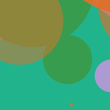 Basit daireler renkli arkaplan tasarımı