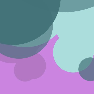 Basit daireler renkli arkaplan tasarımı