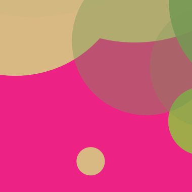 Basit daireler renkli arkaplan tasarımı