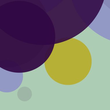 Basit daireler renkli arkaplan tasarımı