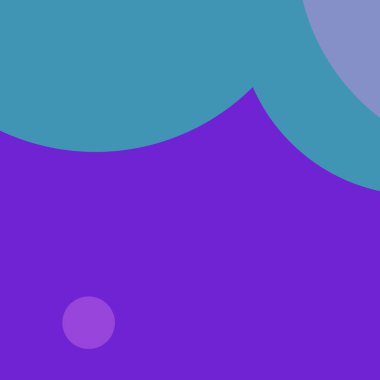 Basit daireler renkli arkaplan tasarımı